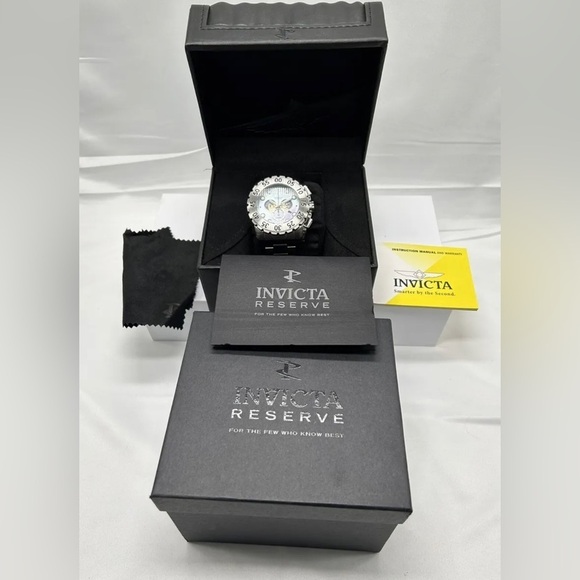 Invicta Reserve Leviathan Model F0065 Chronograph S/ Steel Men’s Watch $2395.00 - Picture 1 of 11